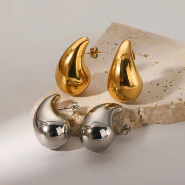 Orecchini a goccia Gaia - Gold/Silver