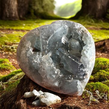 Cuore Drusa in Celestite